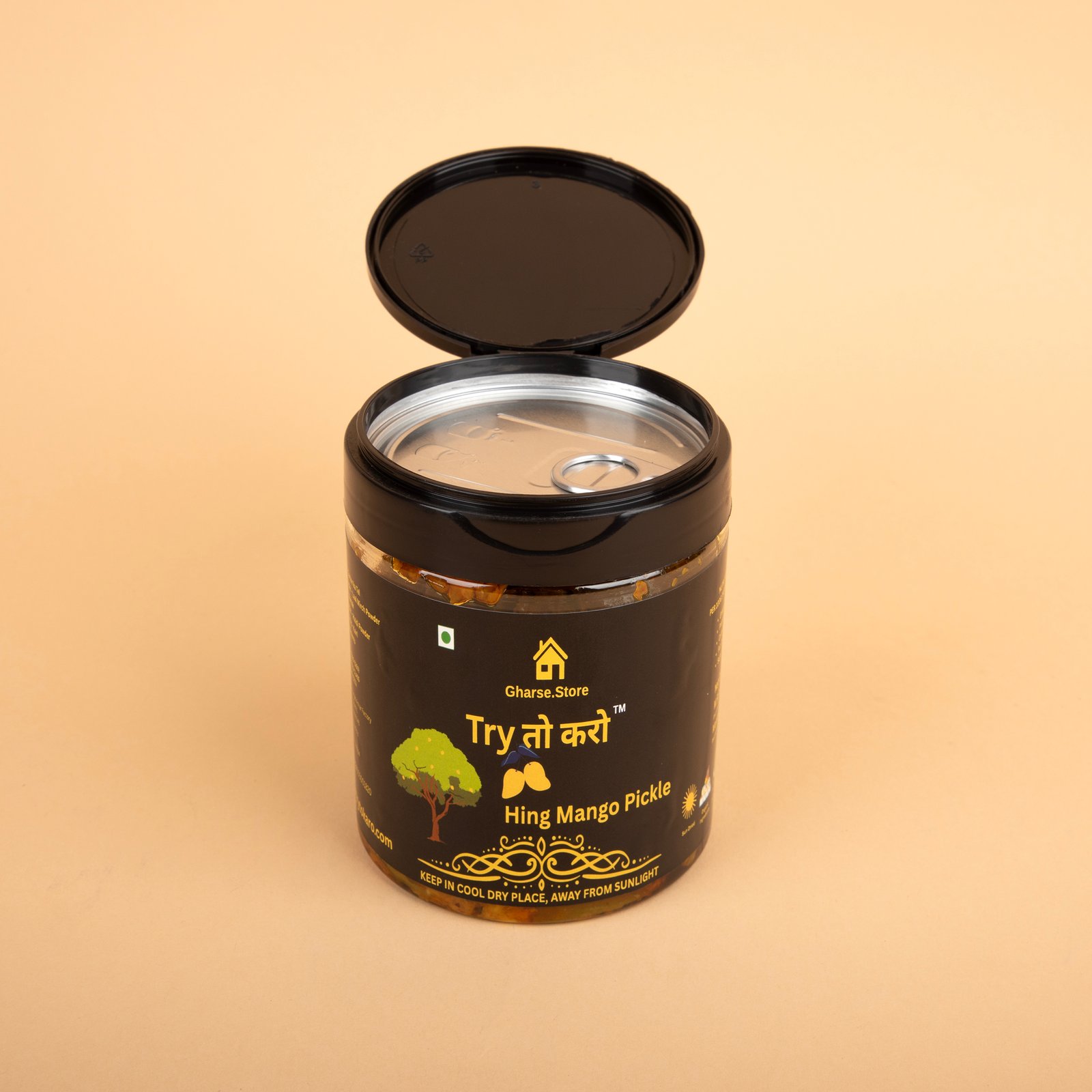 Hing Aam ka Achaar | Kairi | Raw Mango Pickle - Spicy (Mustard Oil) - Image 2