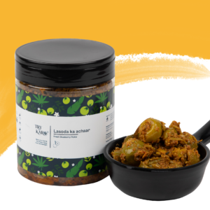 Laswa | Lasoda | Gondi | Indian Cherry | Glue Berry - Spicy (Mustard Oil)