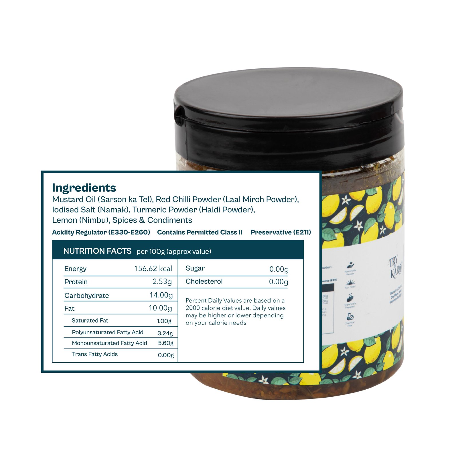 Nimbu ka Achaar | Lime Pickle - Sour & Spicy (Mustard Oil) - Image 4