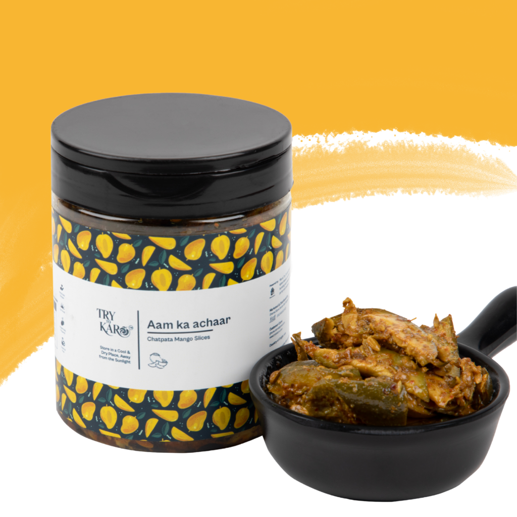 Chatpata Slices Aam ka Achaar | Kairi | Raw Mango Pickle - Tangy & Spicy (Mustard Oil)