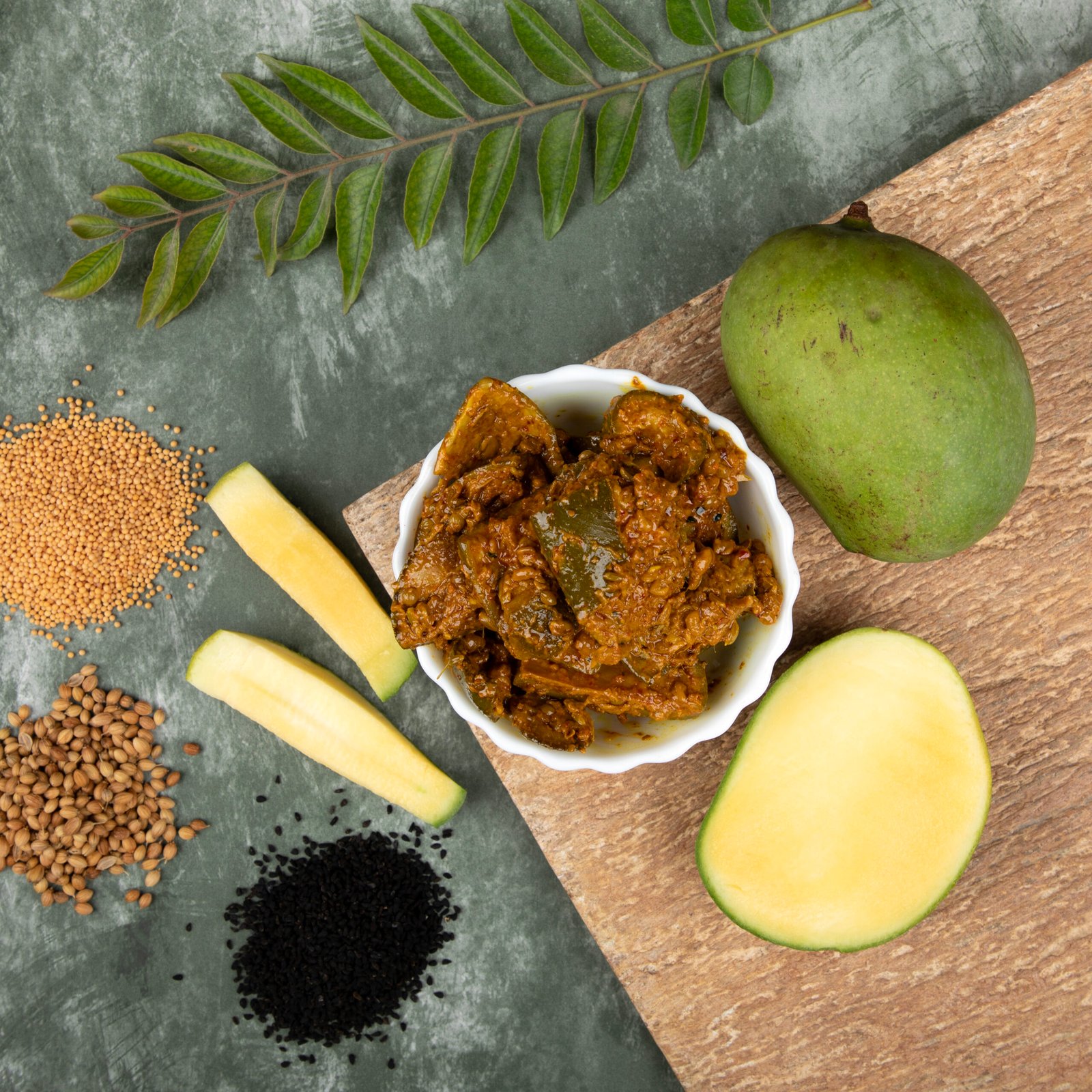 Punjabi Aam ka Achaar | Kairi | Raw Mango Pickle - Spicy (Mustard Oil) - Image 3