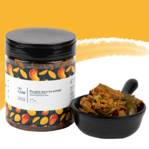 Punjabi Aam ka Achaar | Kairi | Raw Mango Pickle - Spicy (Mustard Oil)