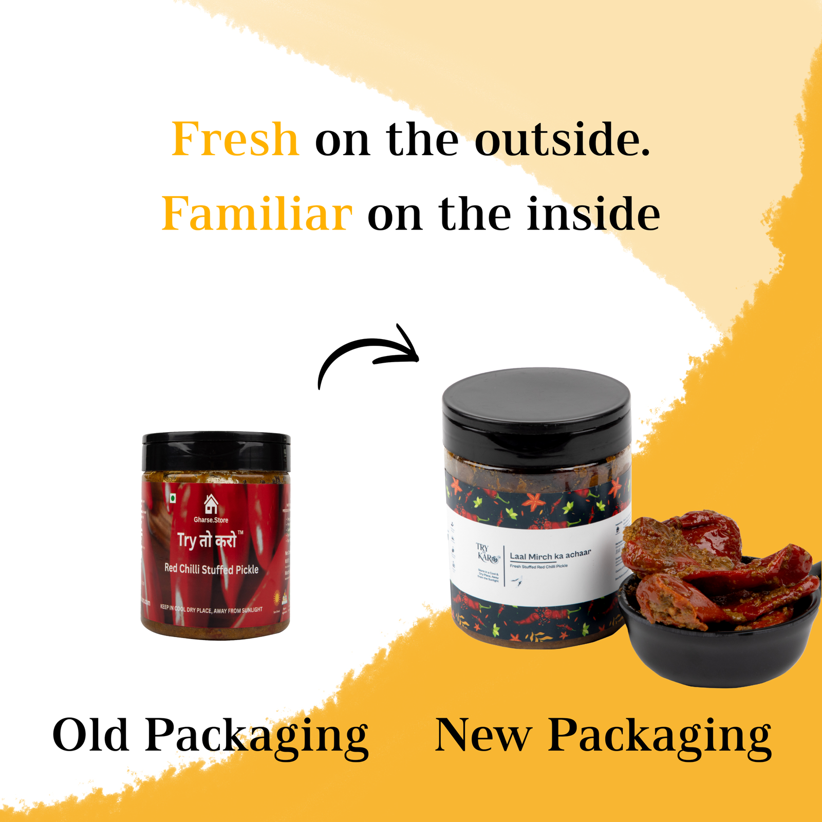 Laal Mirch ka Bharwa Achaar - Stuffed Red Chilli Pickle - Spicy (Mustard Oil) - Image 5